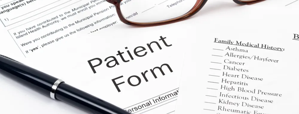 patient preps and forms